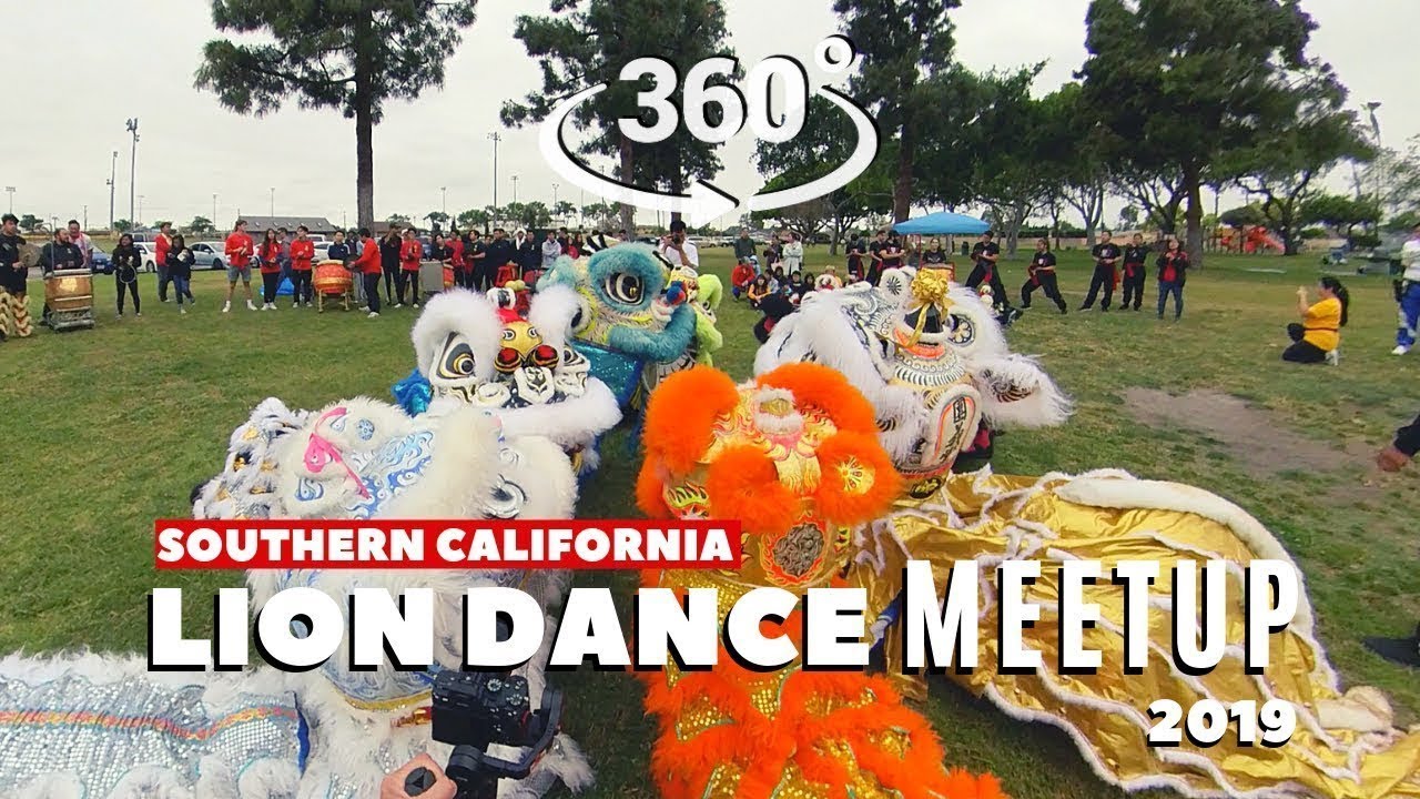 Lion Dance Intro @ SoCal Meetup 2019 [360° Video]