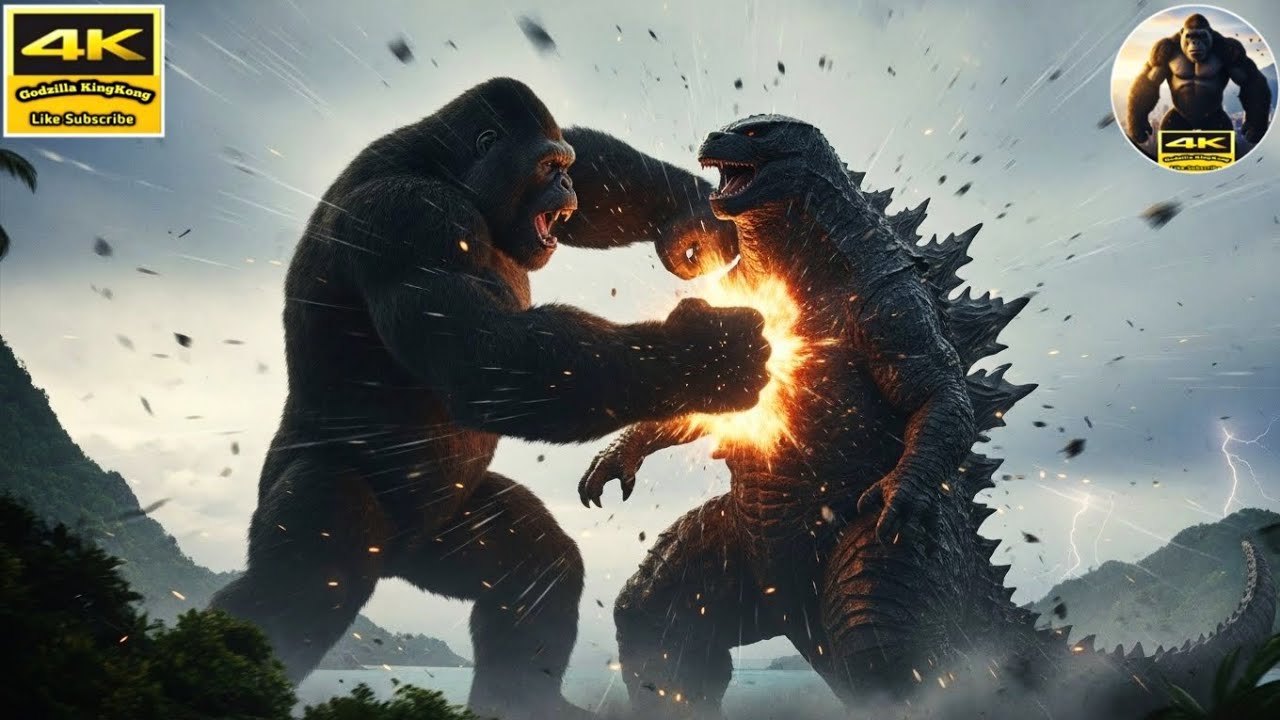 King Kong vs Godzilla – The Ultimate Titan War on Skull Island | 8K Cinematic