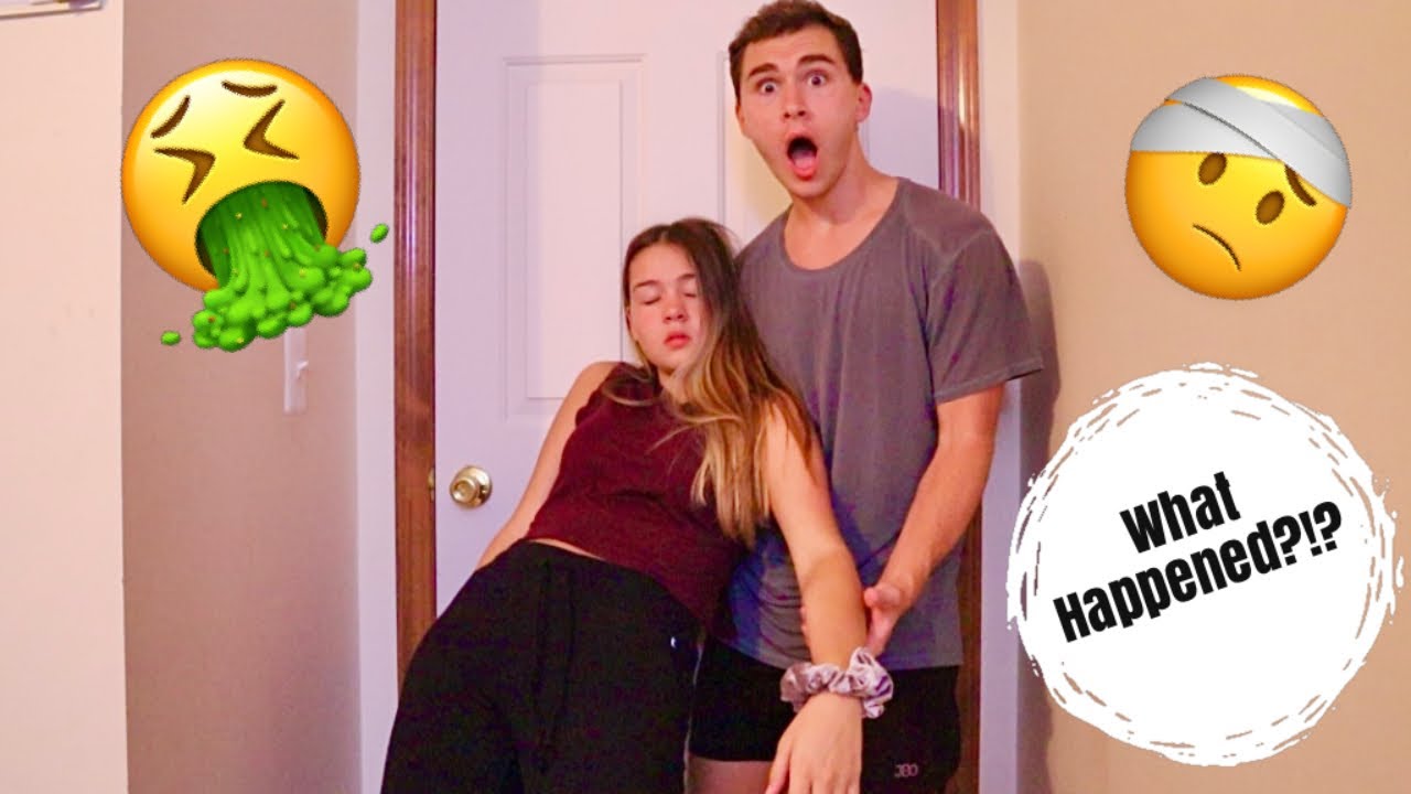 Getting SICK and PASSING OUT Infront of my BOYFRIEND *CUTE REACTION*
