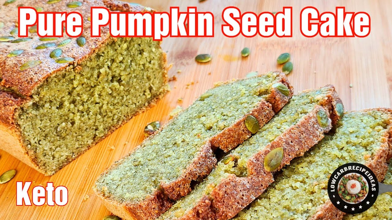 HOW TO MAKE KETO PURE PUMPKIN SEED CAKE | 100% SEEDED | DAIRY FREE | CHEAP | HEALTHY | SOFT & MOIST