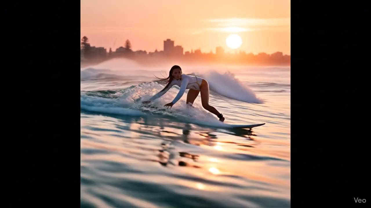 Cinematic Gold Coast Sunrise Surf Video