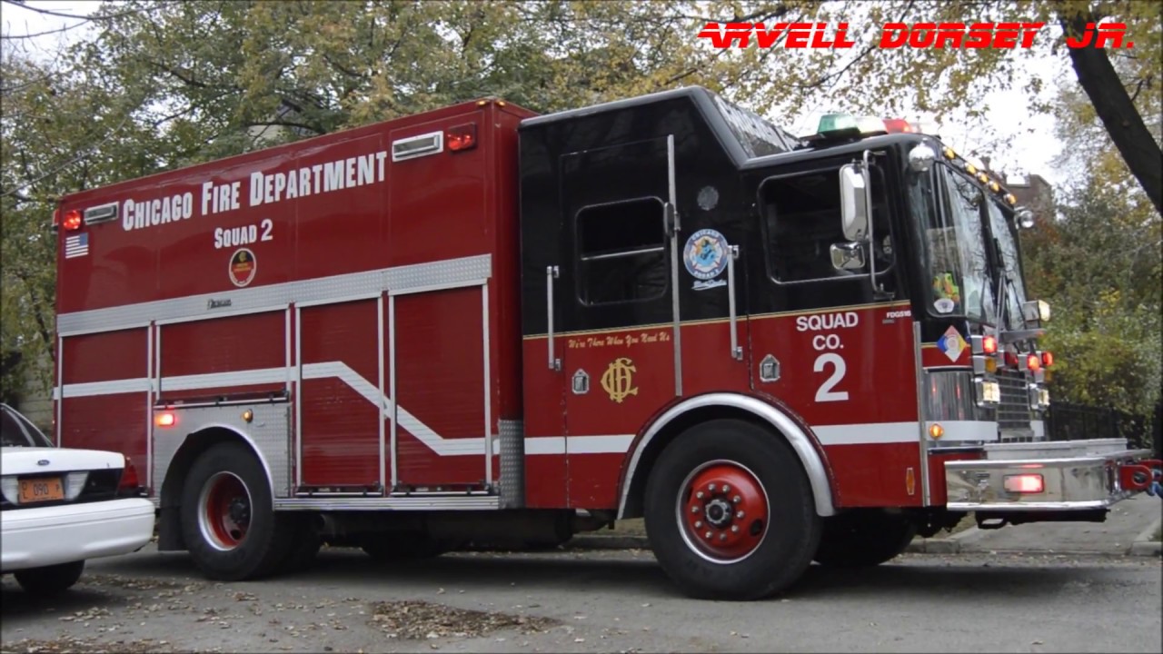 Chicago Fire Department: Squad 2 & 2A Video Compilation [2017]