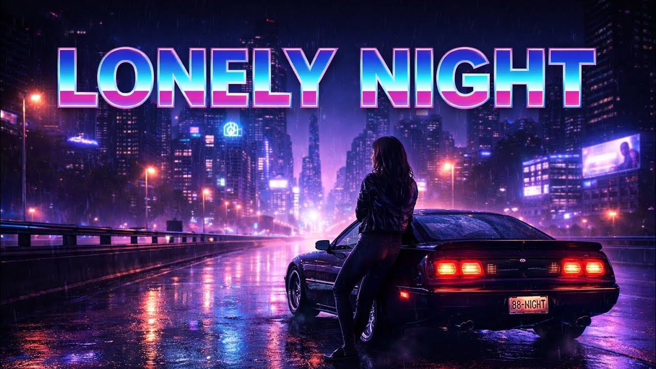 3AM Neon Drive 🌙 Lonely Night Chill Rap Mix | Retro Night City Vibes