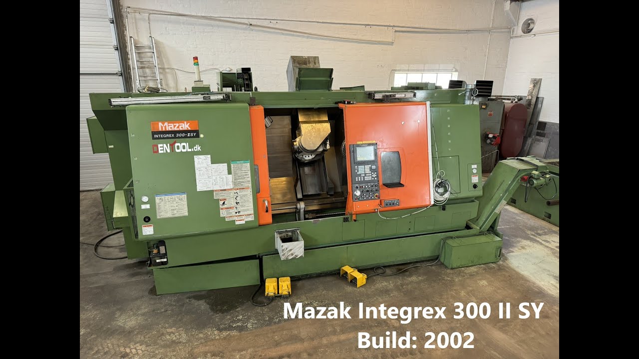 Mazak Integrex 300 II SY - Build 2002 -  For sale at Dentool.dk