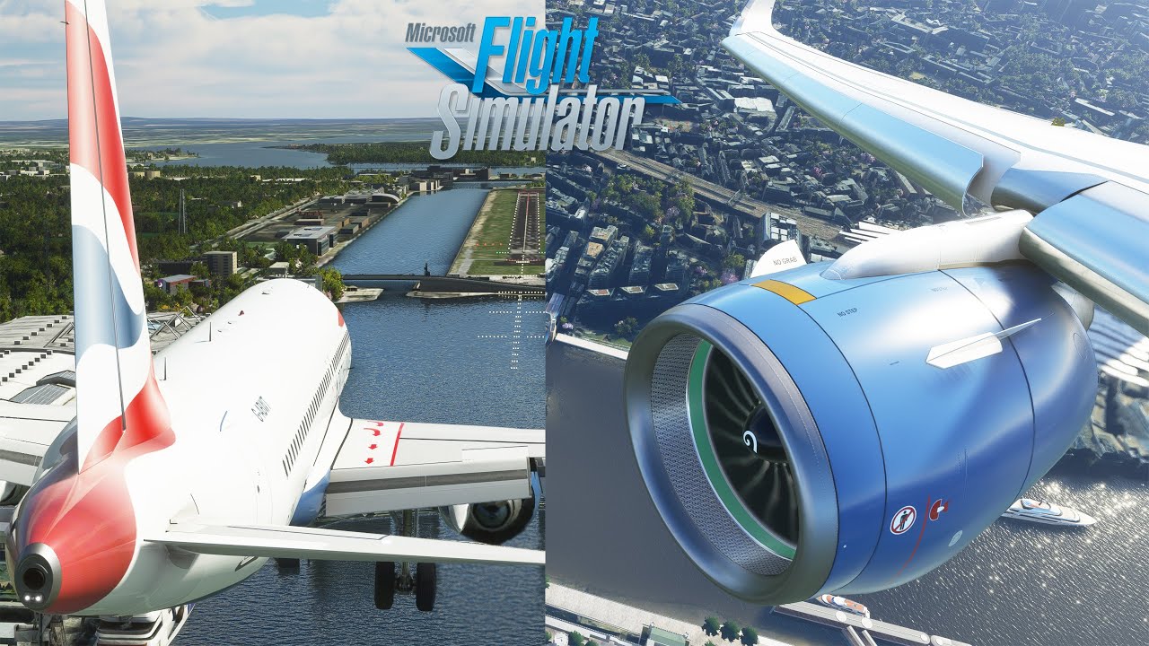 Flight Simulator 2020 | Landing into London City Airport with STEEP Approach in 4K
