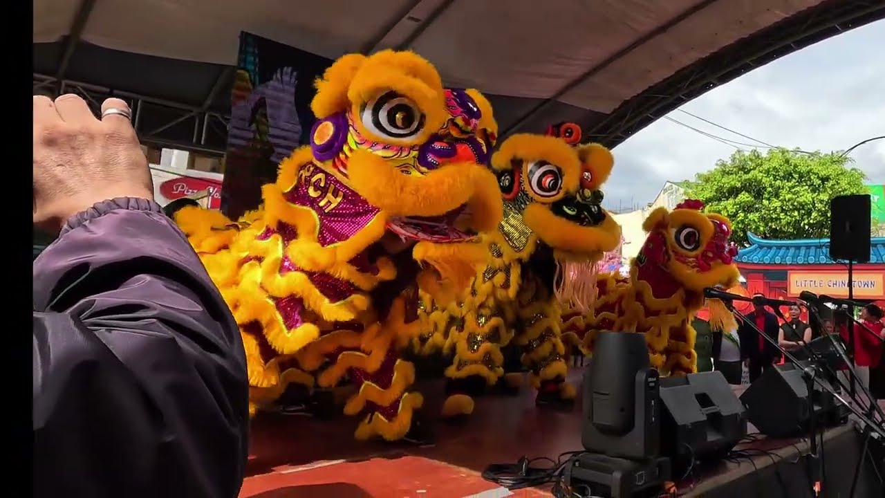 Открытие Маленького китайского квартала на Session Road | Празднование фестиваля середины осени в...