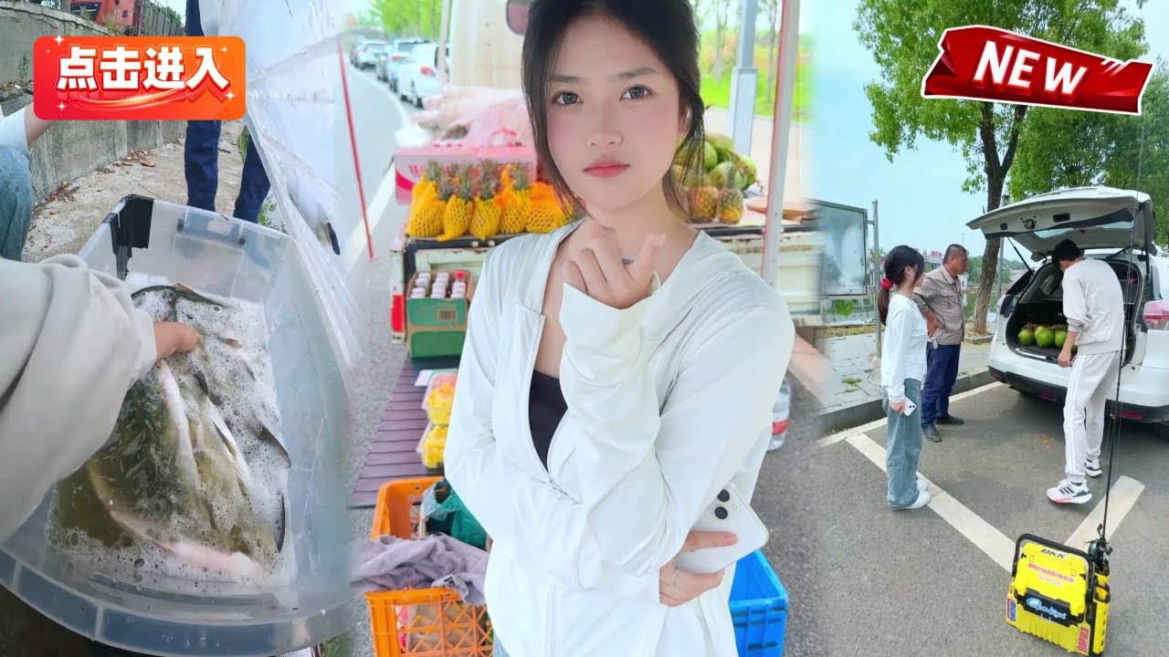 带四妹去水库卖椰子，300块钓俩小时，一分钟一条鱼，老板吓得把椰子全收了！#路亚 #钓鱼 #垂钓