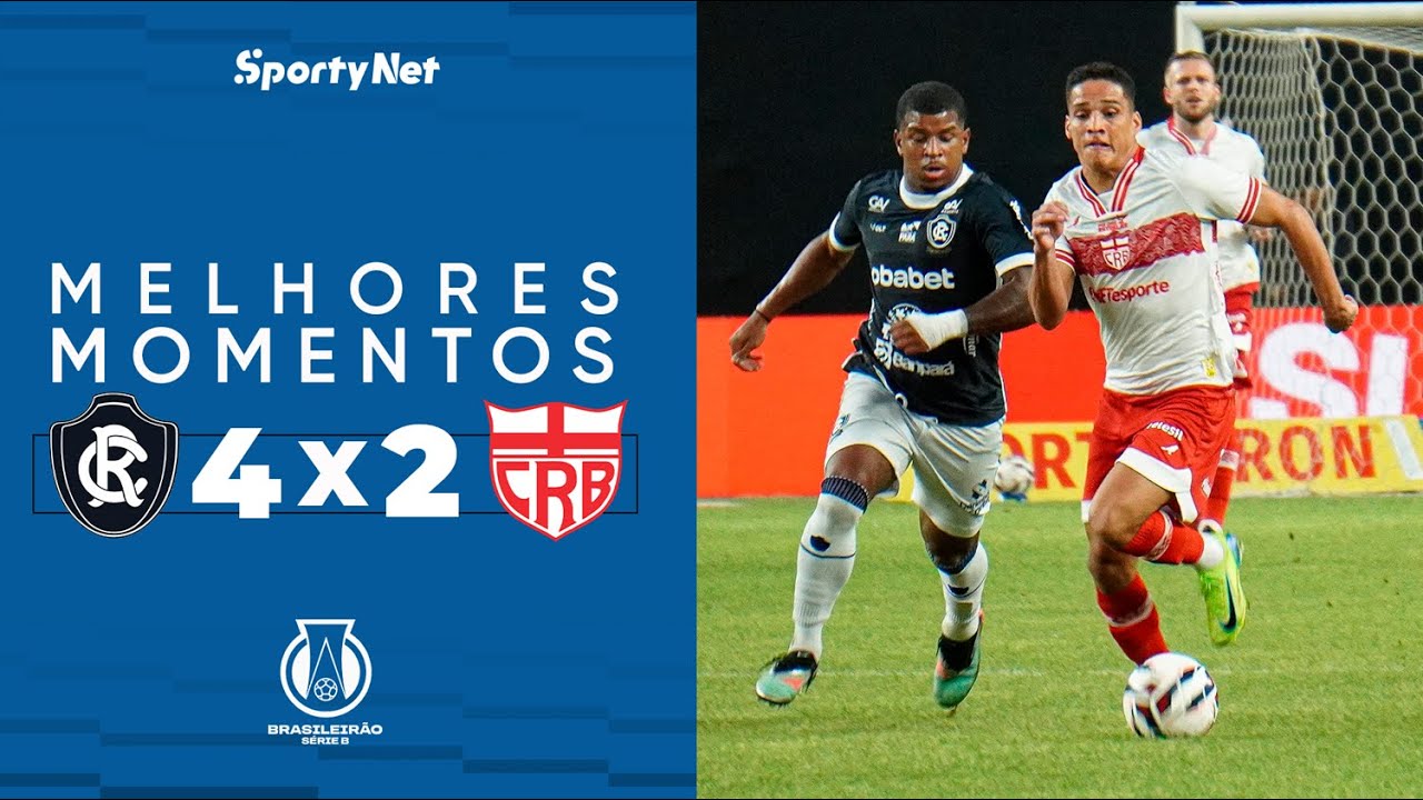 VITÓRIA GIGANTE DO REMO COM BRILHO URUGUAIO - Remo 4 x 2 CRB - Melhores Momentos - Série B
