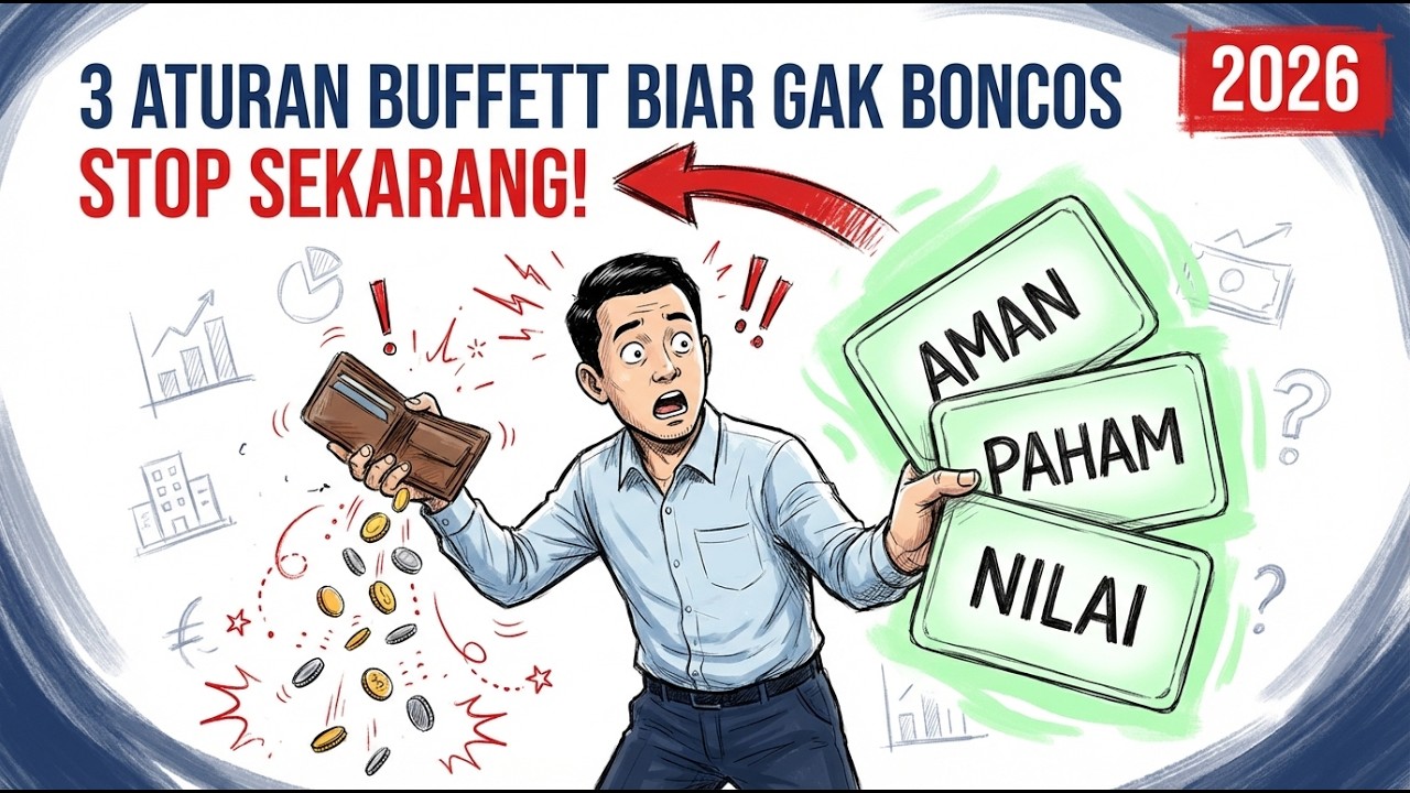BELAJAR DARI WARREN BUFFETT: 3 ATURAN EMAS YANG SERING DILUPAKAN !