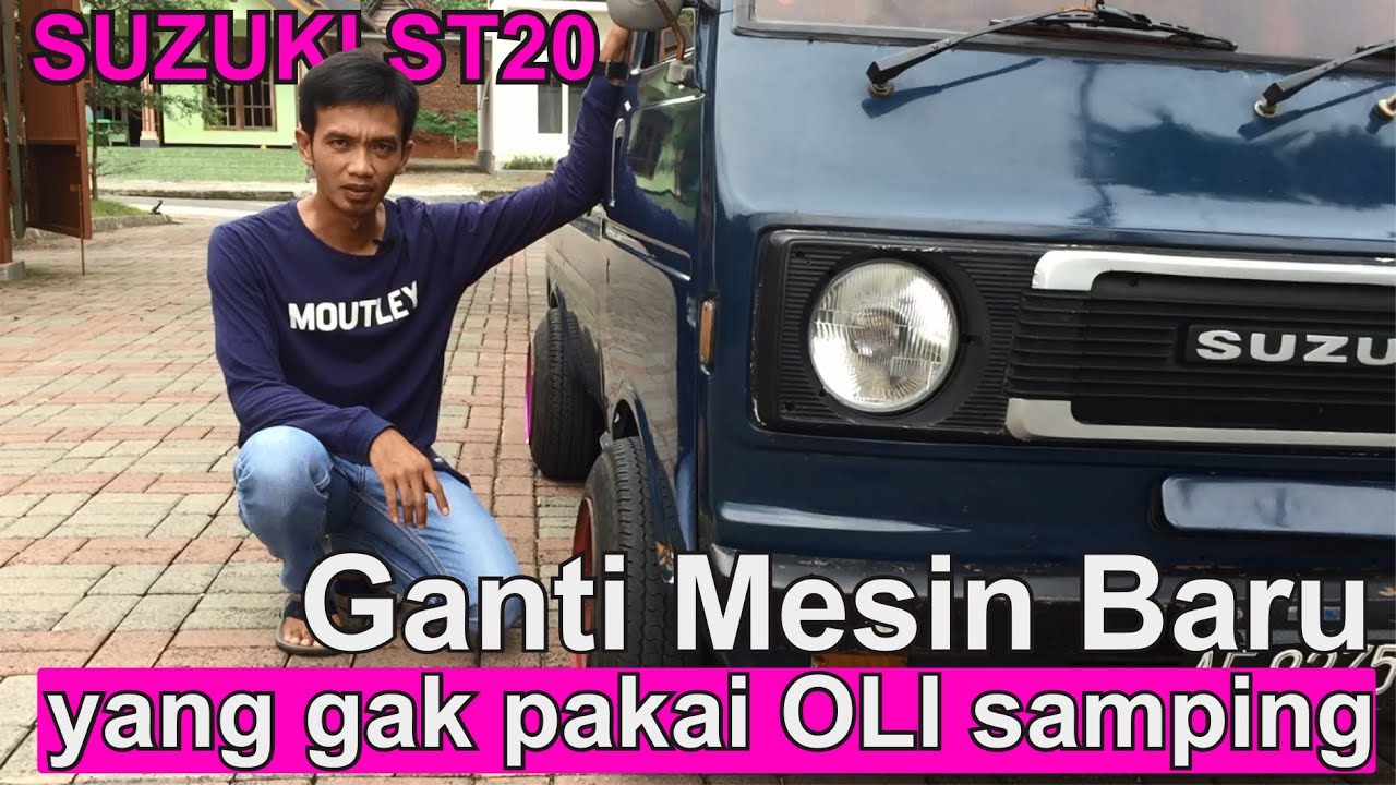 modifikasi pick up Suzuki st20 total ganti mesin 5 speed 1300cc || Baby truck cakep