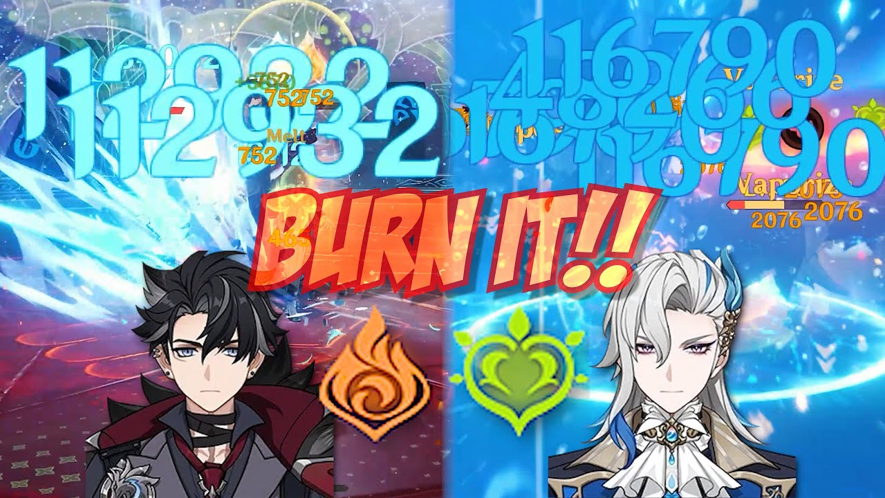 BURNING IS THE NEW META NOW!! MELT WRIOTHESLEY & VAPE NEUVILLETTE | SPIRAL ABYSS 12