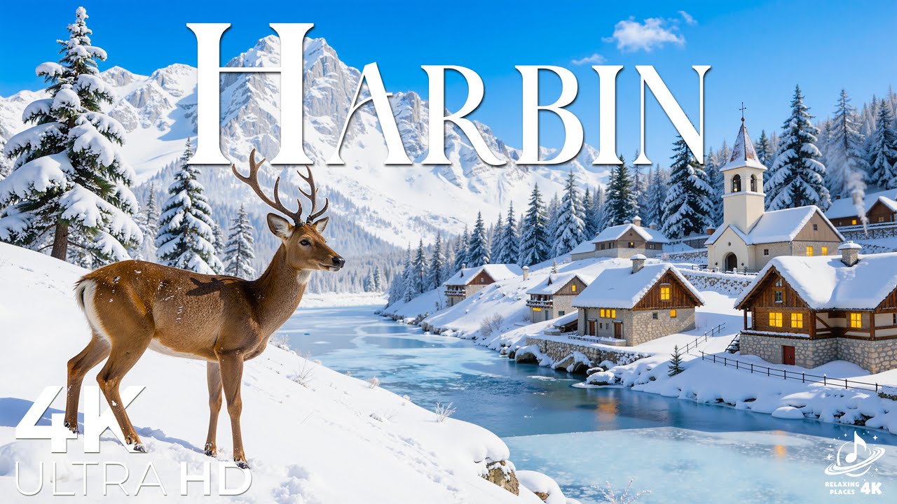 Зимний Цюрих 8K 🇨🇭 | Заснеженный Старый город, Цюрихское озеро и швейцарская зимняя атмосфера