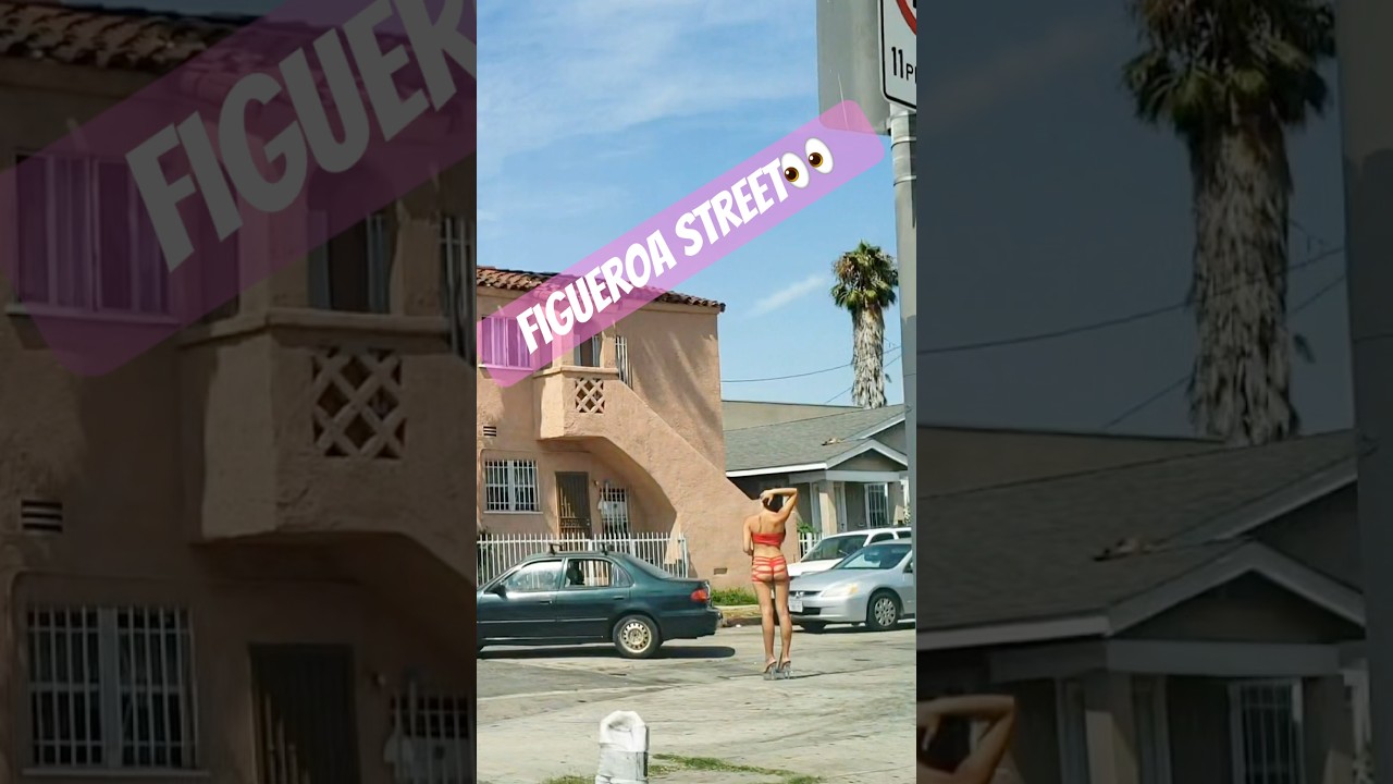 😱South Los Angeles | FIGUEROA STREET💃🌴🌴 #travel #california