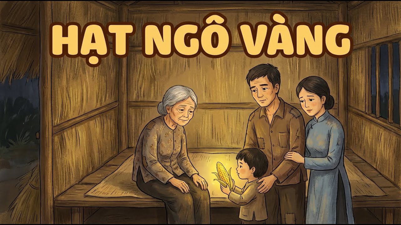 Hạt Ngô Vàng – Cả Gia Đình Nghèo Chỉ Có Một Bắp Ngô Cho Ngày Hôm Đó
