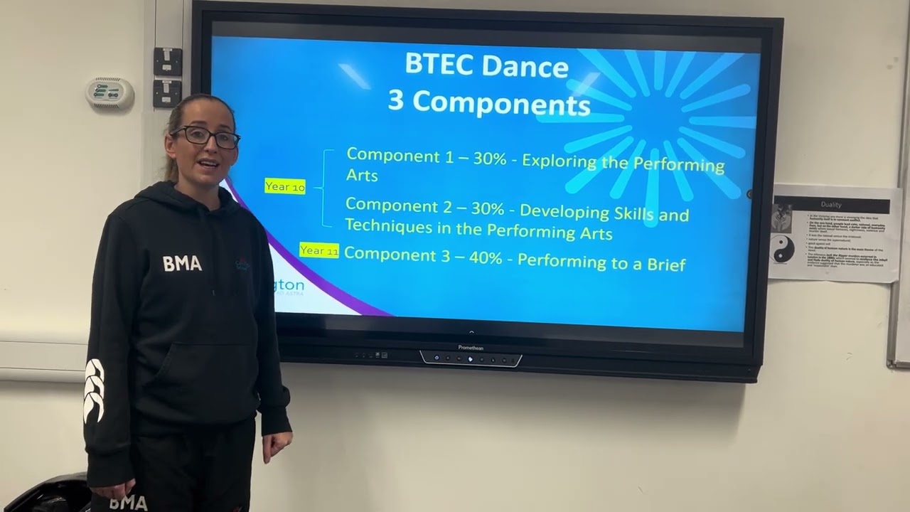 BTEC Dance Options 2026