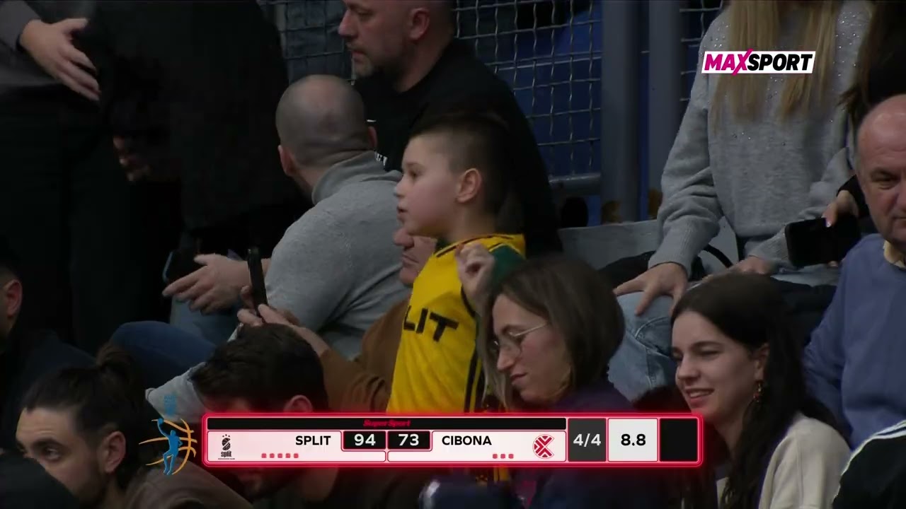 SPLIT vs CIBONA 94:73 (polufinale, SuperSport Kup Krešimir Ćosić)
