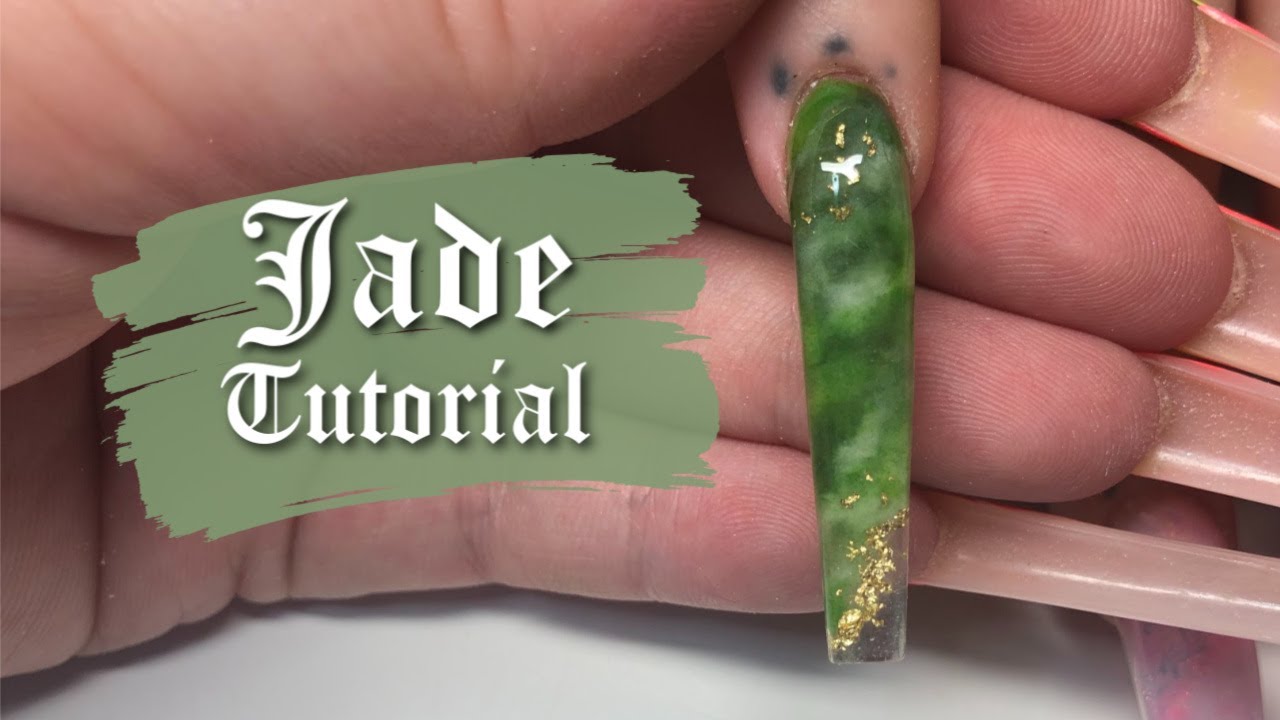 Green Jade Nails || Tutorial