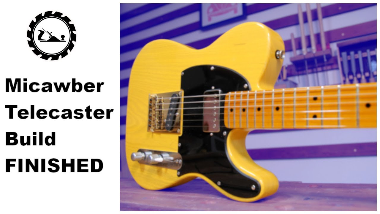 Finished at last: Micawber telecaster part 16.
