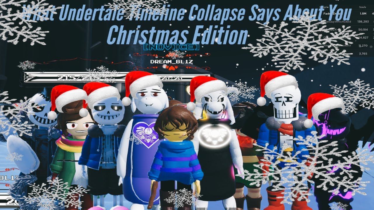 What Undertale Timeline Collapse Says About You Christmas Edition