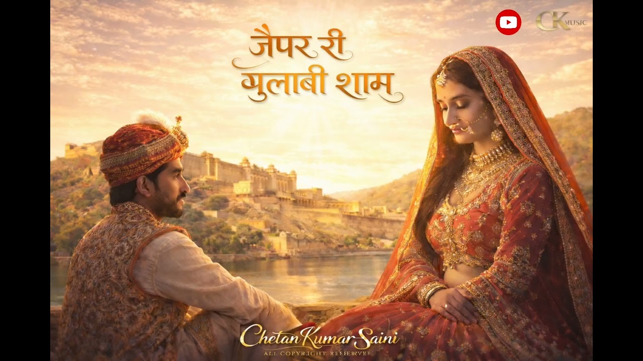  जयपुर री गुलाबी शाम 🌸 | Royal Jaipur Love Story | Rajasthani Romantic Song 2026
