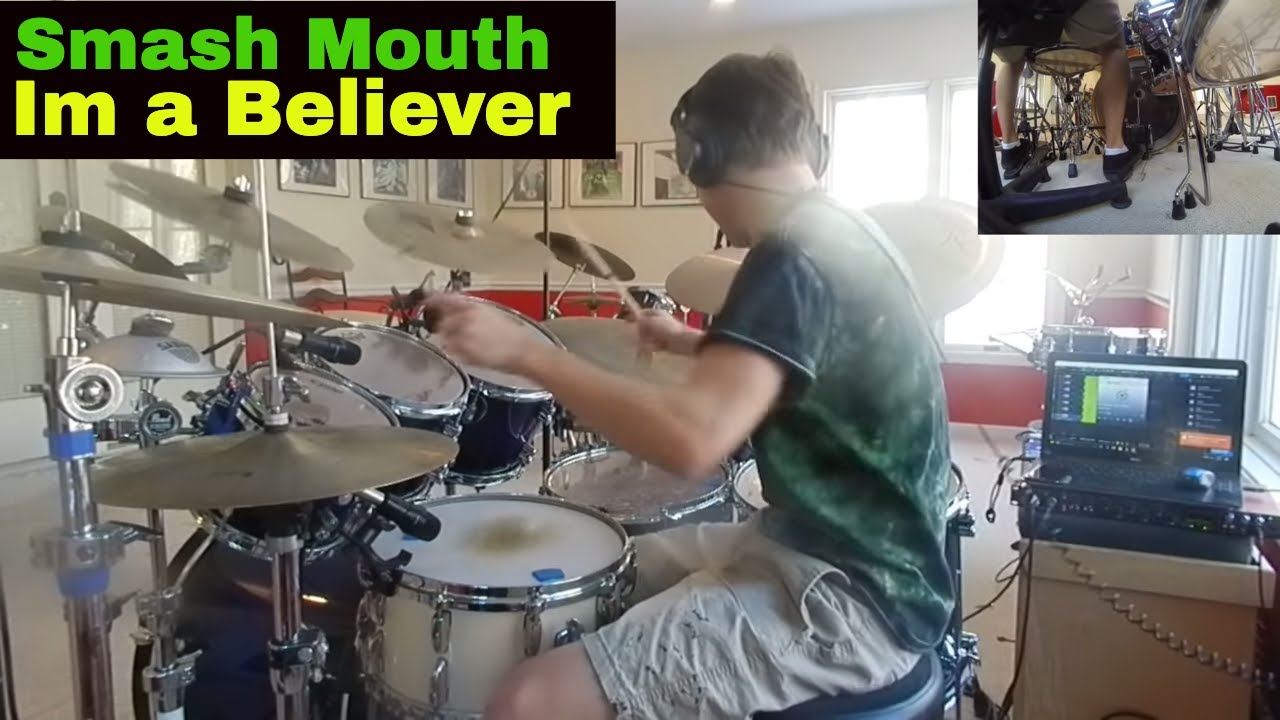 Smash Mouth - Im a Believer (Drum cover)