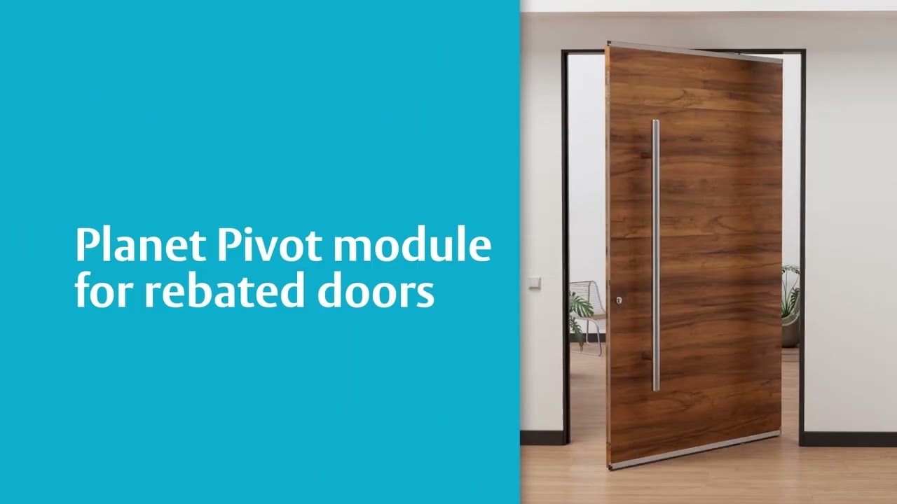 Planet Pivot module for rebated doors - Installation instructions