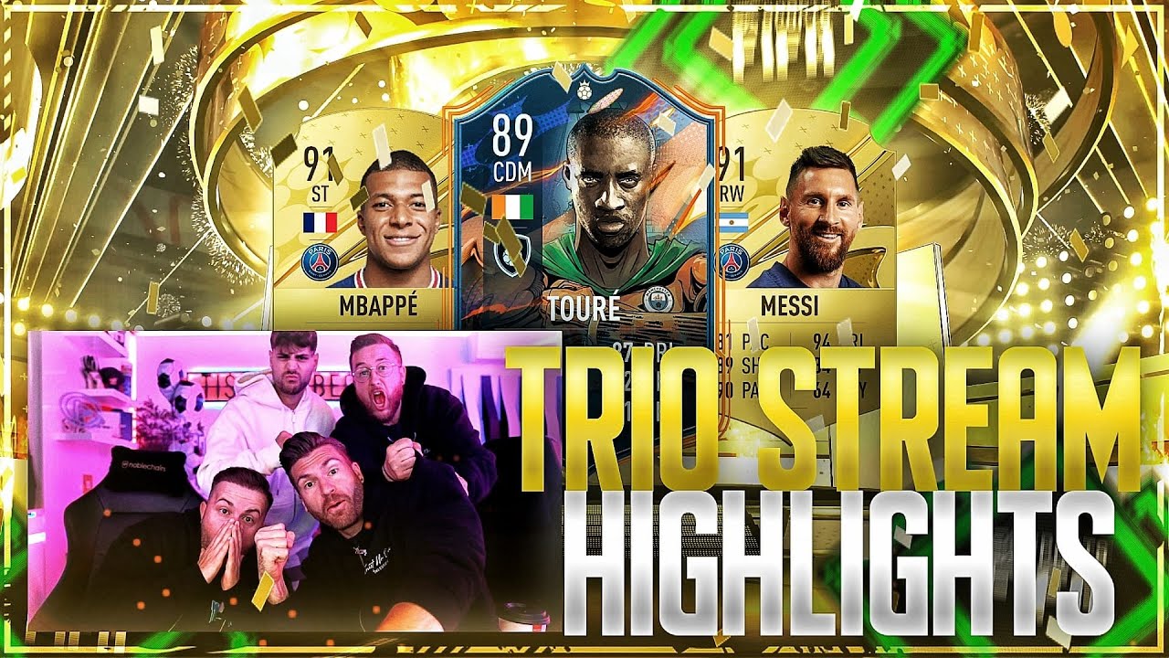 FIFA 23 TRIO STREAM MIT GAMERBROTHER UND TISI SCHUBECH😍🔥 Best of Highlights - Packs, Storys & mehr🙌🏼