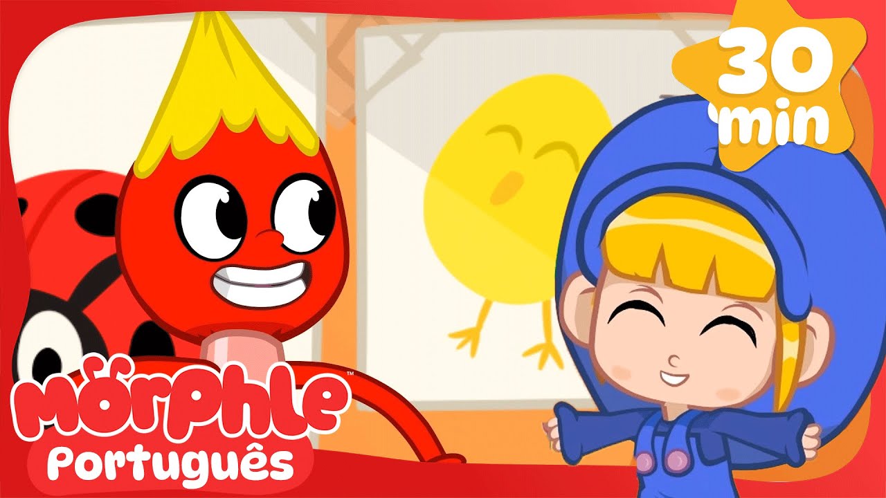 Aprendendo as cores com Morphle | 🔴 MARATONA DO MORPHLE! 🔵 Desenhos Animados Infantis em Português