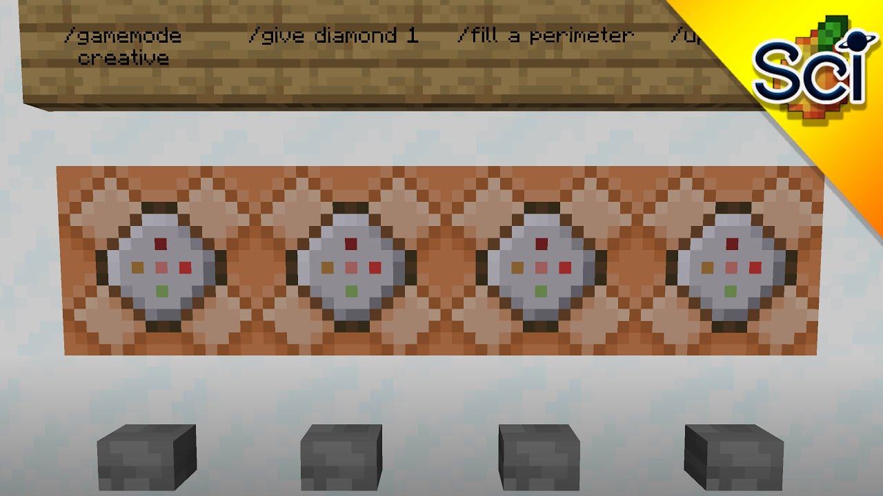 SciCraft: Получение командных блоков в режиме выживания