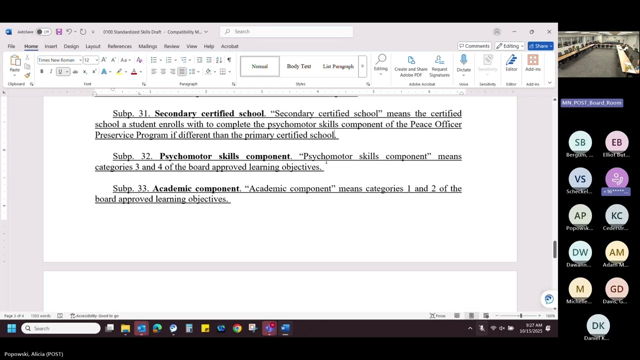 Advisory Rules Committee Meeting 10.15.25