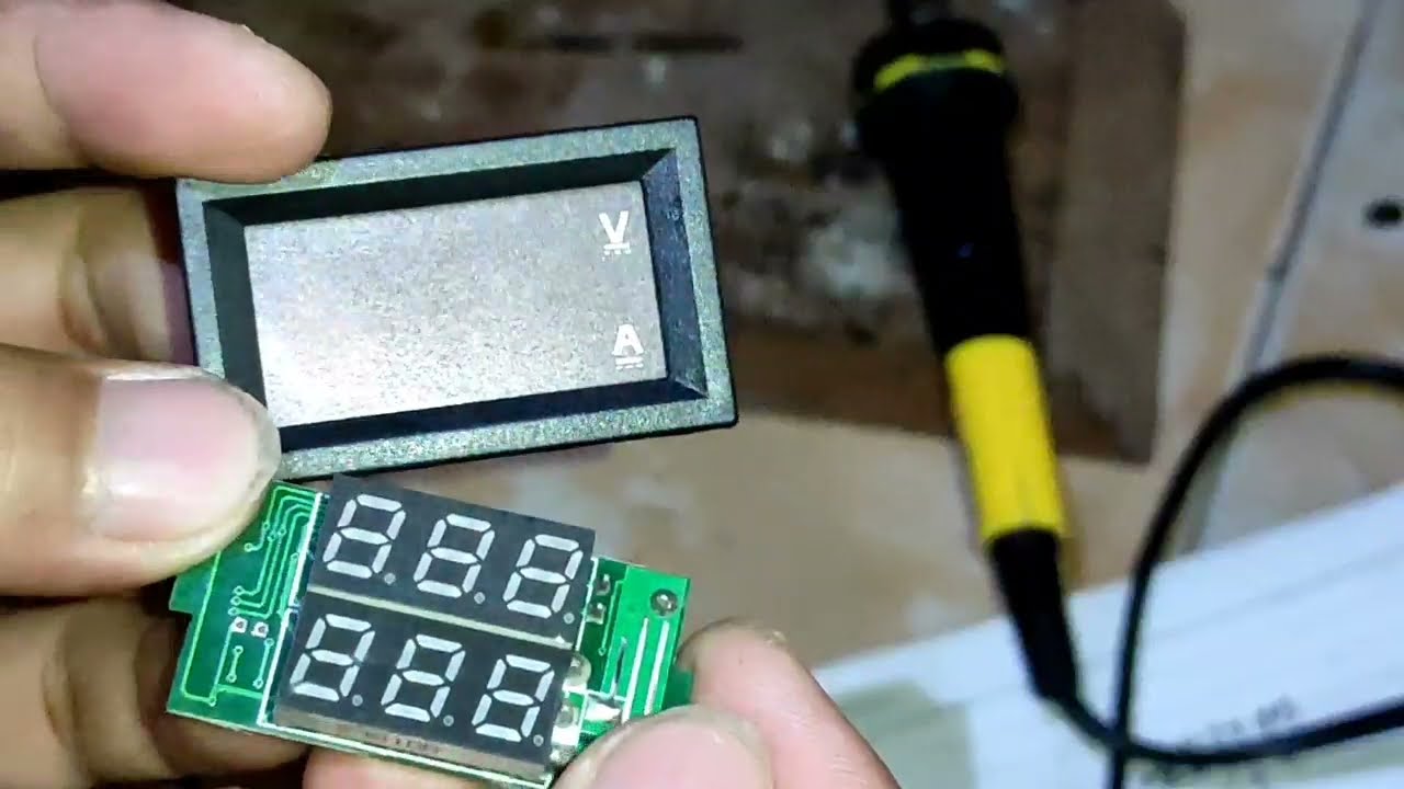 Cara memperbaiki Voltmeter Rusak / Mati display