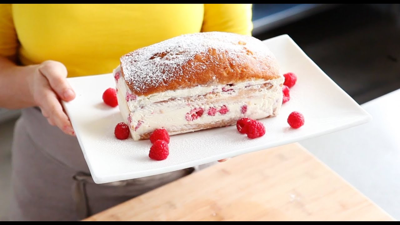 Raspberry Ice Cream Cake | Everyday Food with Sarah Carey