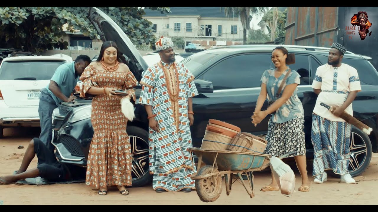 On His Return From Abroad D Prince Fell In Love At First Sight With A Food Seller - Nigerian Movies
