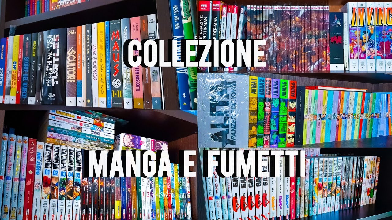 Video COLLEZIONE MANGA e FUMETTI 2023