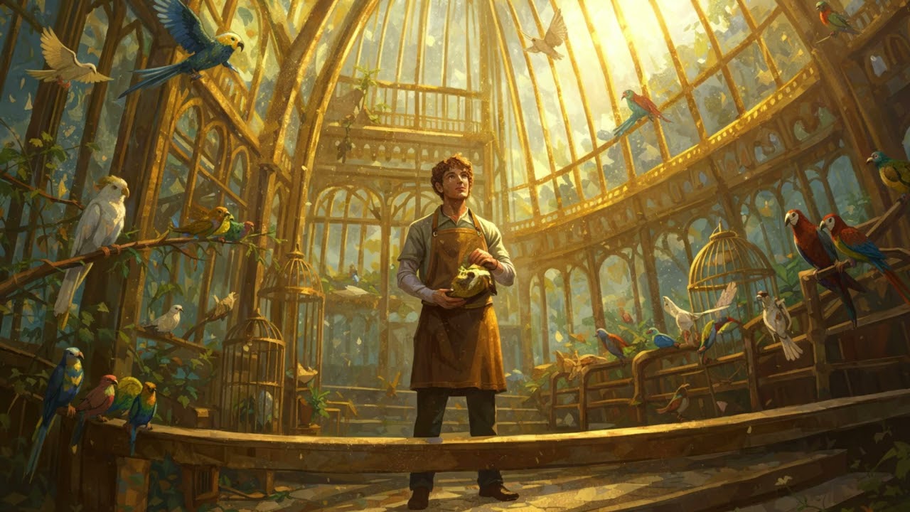 Clockwork Aviary   Mechanical Birdsong   Victorian Brass Rhythms   Whimsical Steampunk Productivity