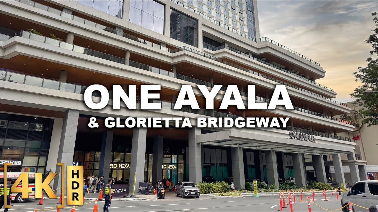 Tour at ONE AYALA and the NEWLY OPENED Bridge to Glorietta! | 2025 Walking Tour | Makati Philippines