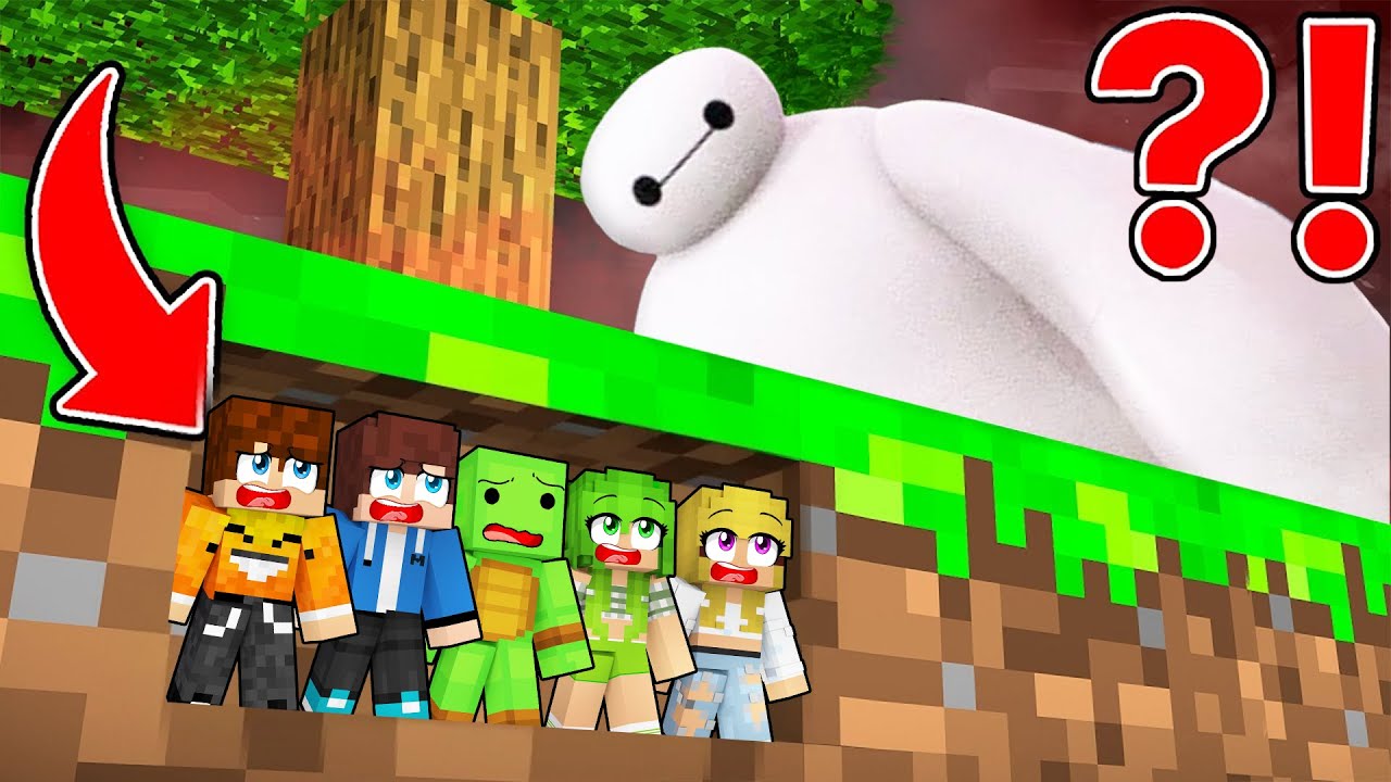 UKRYWAMY SIĘ PRZED STRASZNYM POTWOREM w Minecraft!