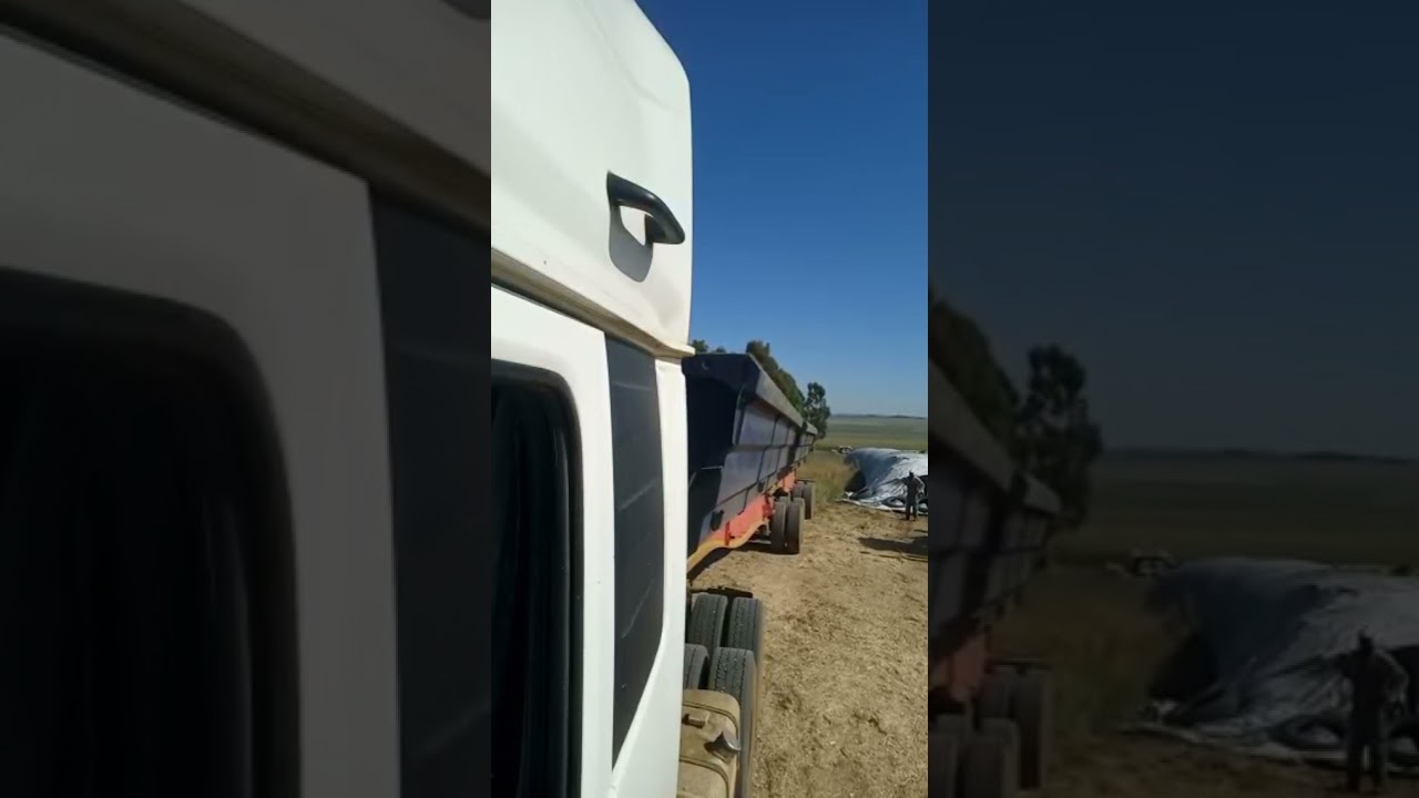 Sbusiso Msibi reversing an interlink trailers for more than 100 meters.