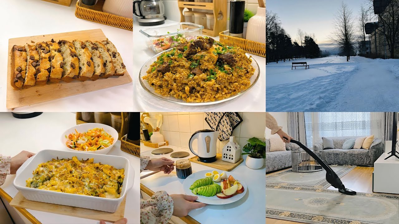 Cozy Silent Vlog | Winter in Finland ❄️ Cooking, Baking & Slow Living