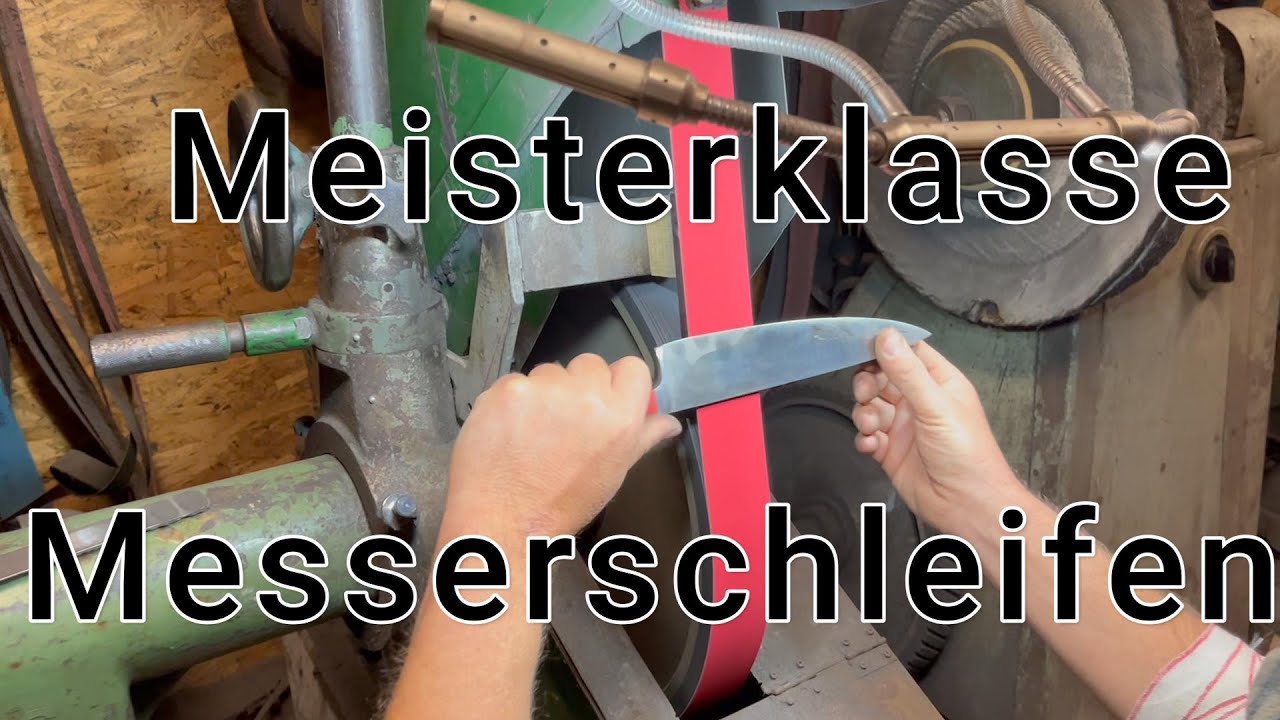 Meisterklasse Messerschleifen: Profi-Tipps für perfekt geschärfte Messer!