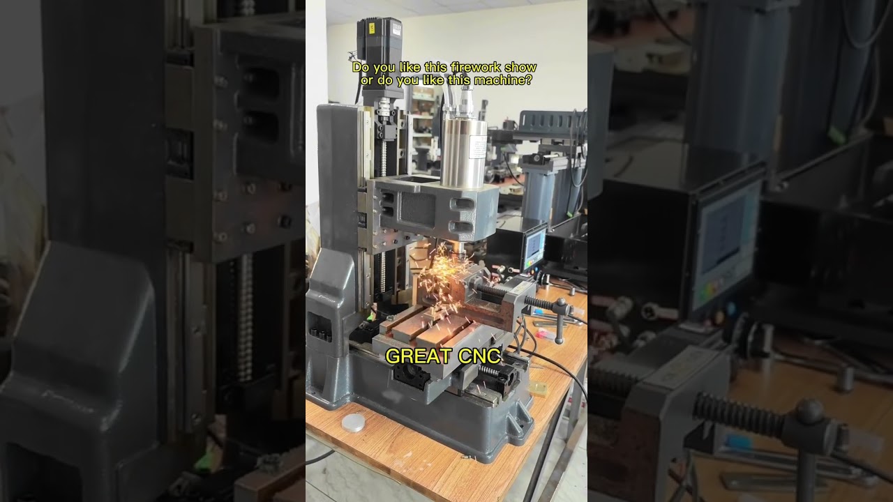 Do you need this kind of mini CNC milling machine?#cncmachine #cncmachining #cnc #machine #diy #fyp