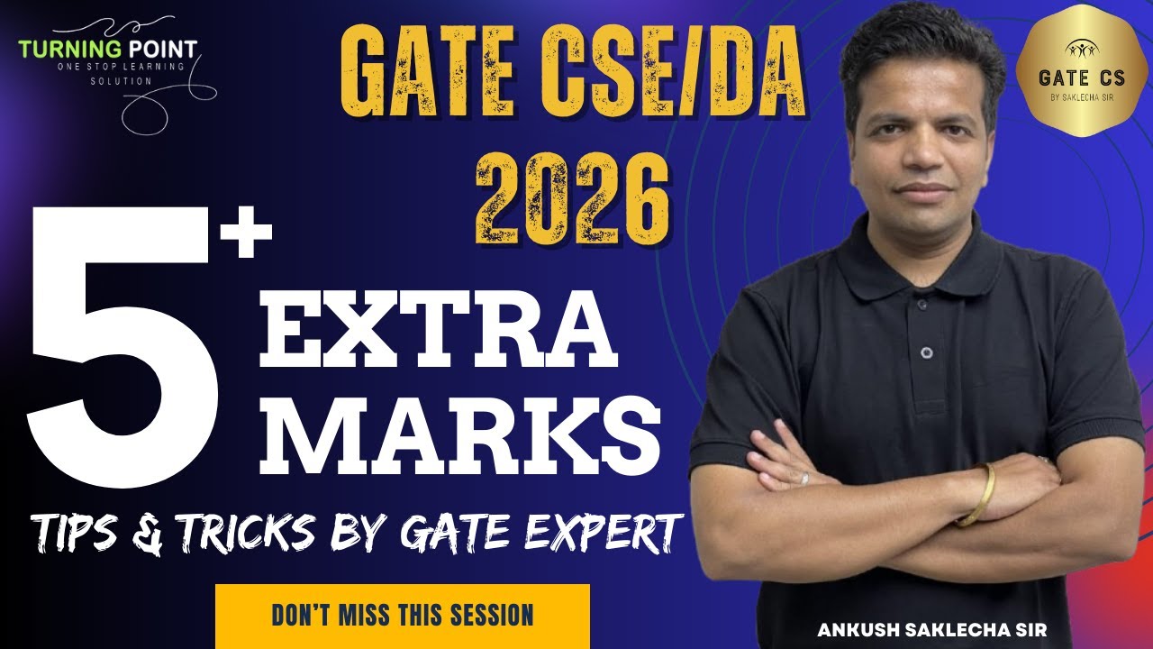How to Improve Marks in GATE Exam | Last Min Tips and Tricks by Ankush Saklecha