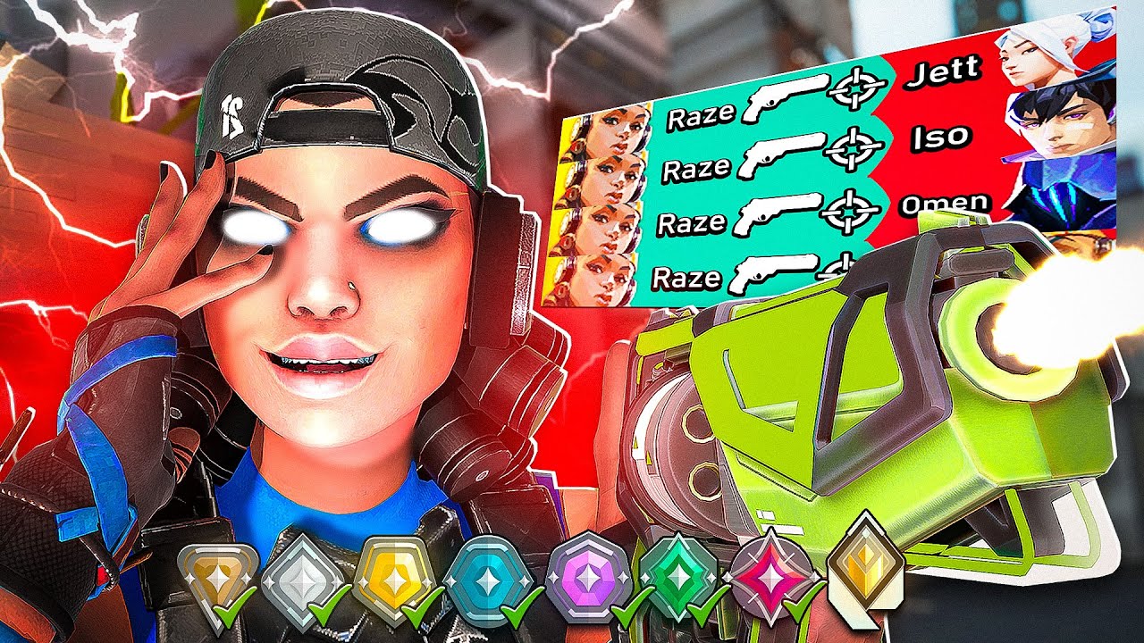 E por isso que jogar de raze ainda e meta pra subir de rank...