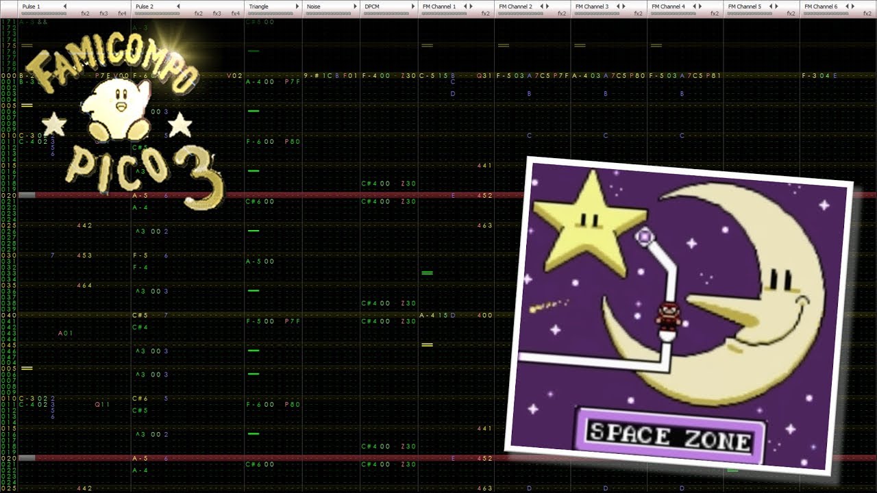 Super Mario Land 2 - The Moon. 0CC-FamiTracker 8-bit cover (2A03+VRC7).