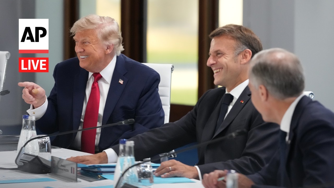 G7 summit: Trump, Macron, Modi and other world leaders discuss economy