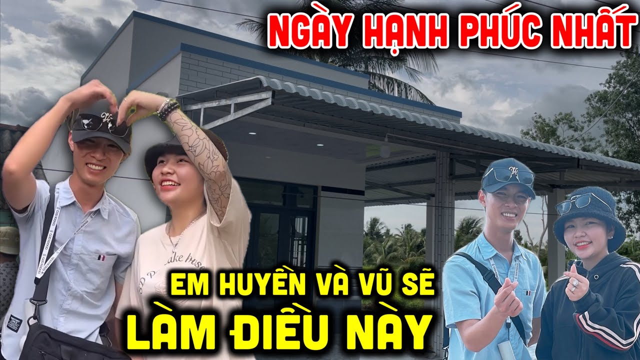 Bất Ngờ Em Huyền Và Vũ Hát Tặng Cô Chú Nhân Ngày Căn Nhà Hoàn Thiện