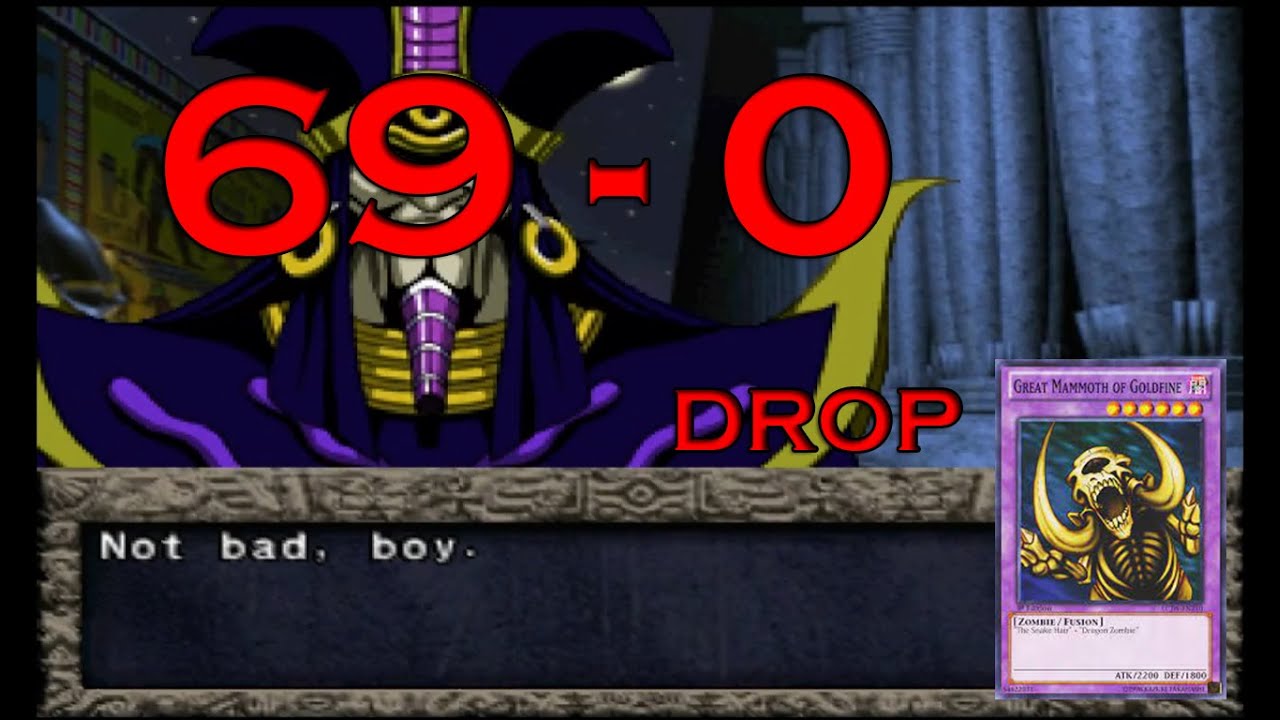 YU GI OH PS 1 ORIGINAL 100% ALL WIN RANK S & A POWER HEISHIN WIN 69 DROP GREAT MAMMOTH OF GOLDFINE X