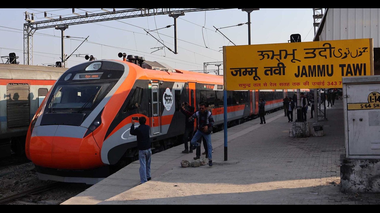 Jammu–Srinagar Vande Bharat Launched by Northern Railways