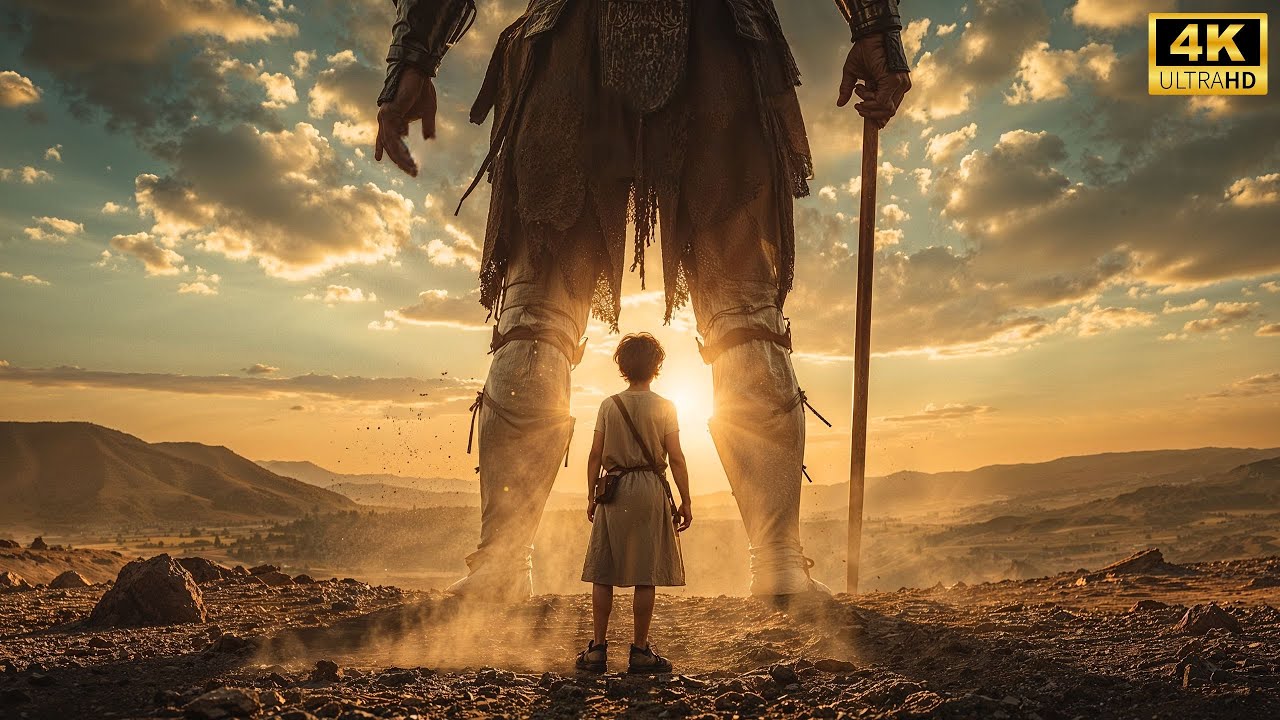DAWID kontra GOLIAT (2025): Pasterz, kt&oacute;ry Powalił Giganta Kamieniem | PEŁNY FILM 4K