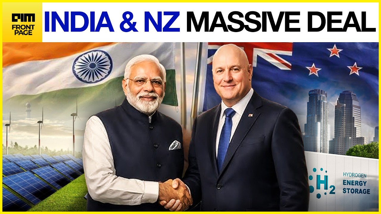 CONFIRMED: India-New Zealand Set a ₹35,000 Crore Trade Target - Modi's Auckland Deal